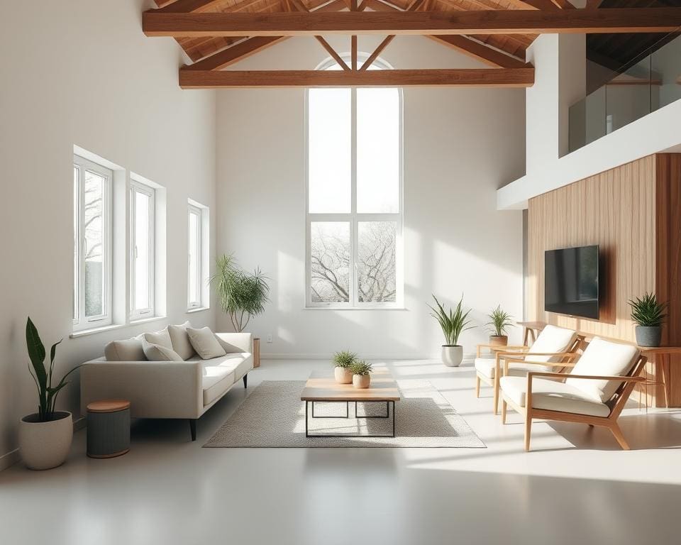 Creëer een minimalistisch interieur met eenvoudige meubels