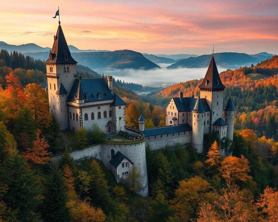 Voel de geschiedenis in de kastelen van het Harz-gebergte, Duitsland