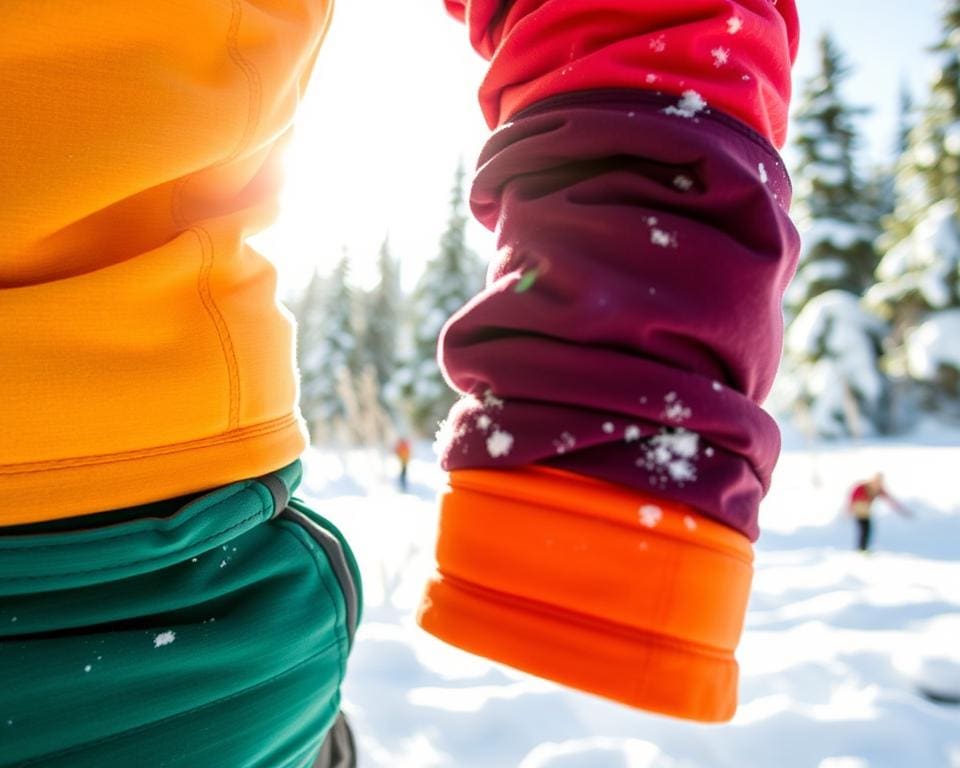 Warme bodywarmers voor wandelingen in de sneeuw