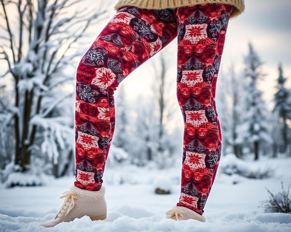 Warme leggings voor koude buitendagen