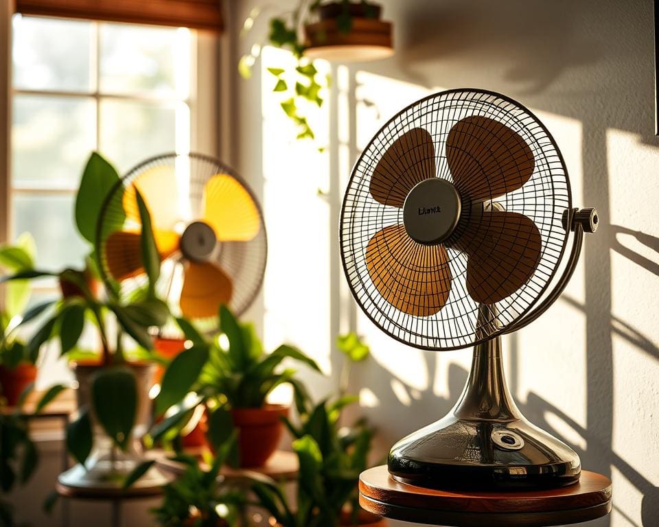 Tafelventilators voor verkoeling tijdens warme zomerdagen